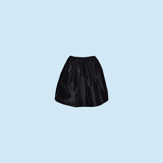 Mini Jupe En Taffetas De Soie