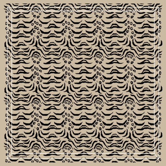 Foulard en Soie Imprimé Tashi